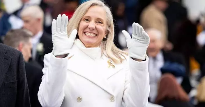 Virginia tradition calls for morning suits at an inauguration. But Spanberger switched things up