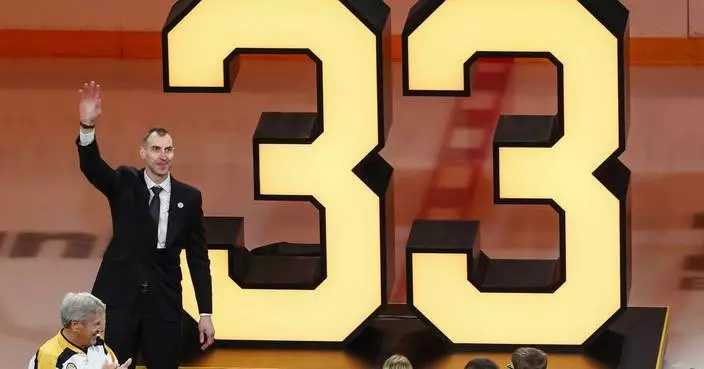 Boston Bruins retire Zdeno Chara's No. 33, honoring the giant defenseman who led 2011 Cup victory