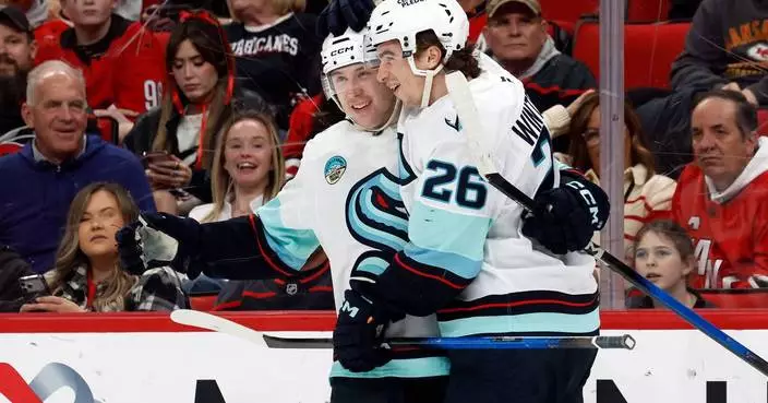 Kraken rally from 2 goals down and beat Rangers 4-2