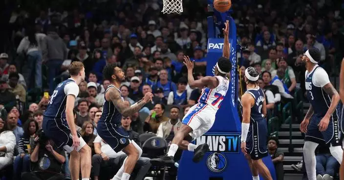 Tyrese Maxey scores 34 in strong all-around showing as 76ers beat Mavs 123-108