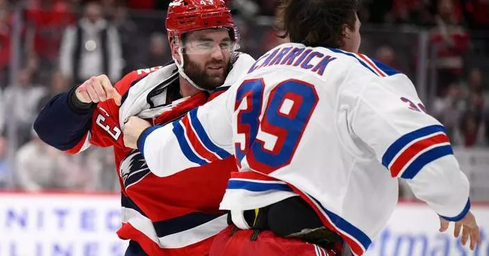Tom Wilson has Gordie Howe hat trick in Capitals' 6-3 win against Rangers