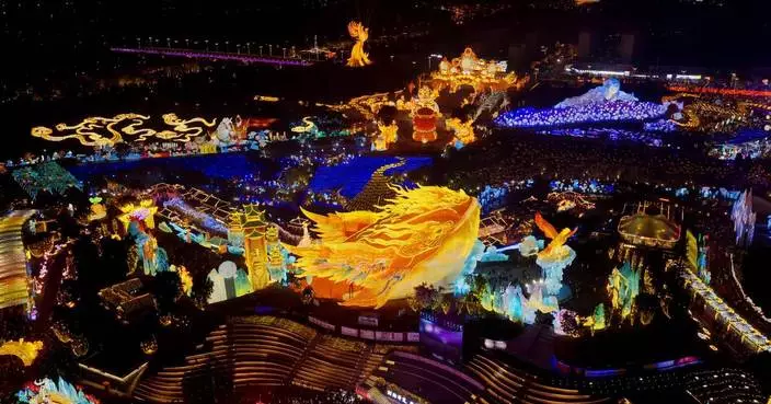 The 32nd Zigong International Dinosaur Lantern Festival Lights Up, Launching a Fantastical Journey of Light and Shadow