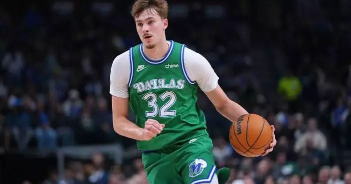 Flagg posts 27 points, 3 blocked shots to help Mavericks beat the Nets 113-105