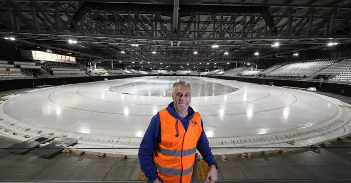Canadian ice master makes Olympic history with the Games' 1st indoor temporary speedskating rink