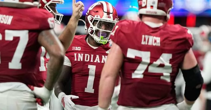 Indiana hopes to lean again on its offensive line against fierce Miami defense in CFP title game