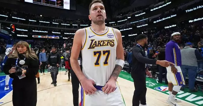 Luka Doncic’s emotions ease in 2nd Dallas visit as Lakers star beats his former team again