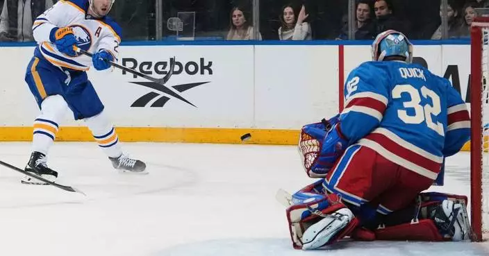 Sabres beat the Rangers 5-2 to win for the 12th time in 13 games