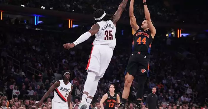 Brunson and Anunoby power Knicks to a 127-97 win over Trail Blazers