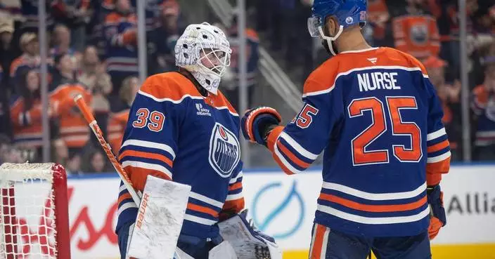 Hyman, Ingram lead Oilers to 5-0 win over Blues