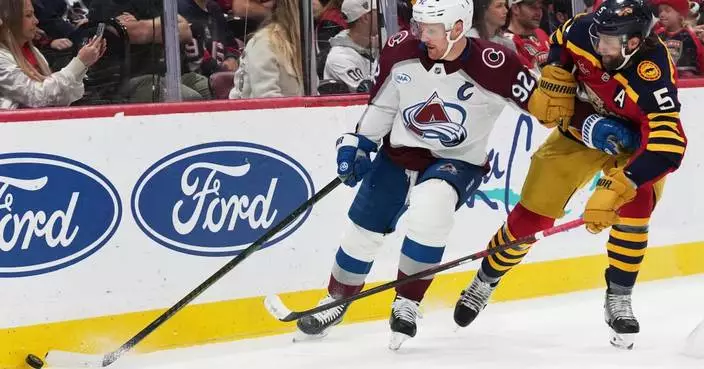 Gabriel Landeskog injured in Avalanche’s game against Florida, needs help getting off ice