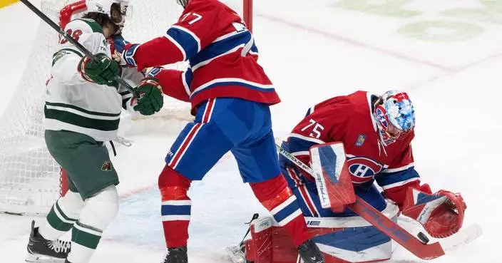 Caufield scores late winner, lifting Canadiens 4-3 over Wild