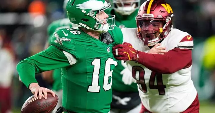 Eagles’ backup plan backfires with 24-17 loss to Commanders that costs them shot at NFC’s No. 2 seed