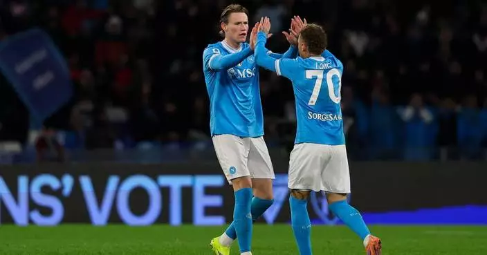 Napoli draws 2-2 with Hellas Verona in Serie A setback as Inter Milan increases lead