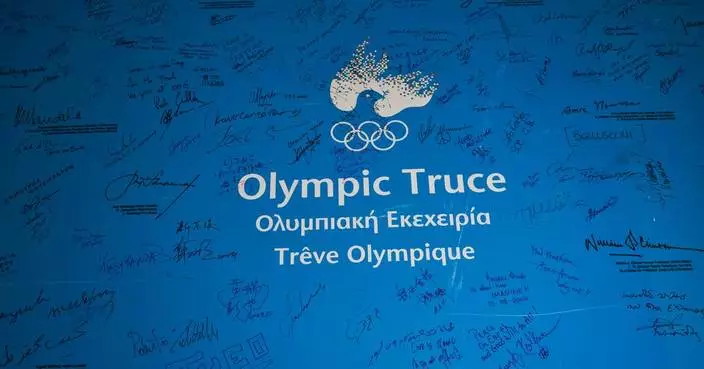 Olympic organizers invoke an ancient pledge to call for the suspension of all wars