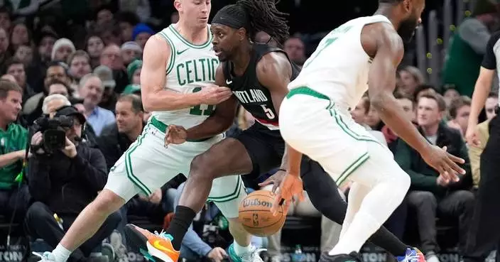 Pritchard scores 23, Brown has 20 as Celtics beat Trail Blazers 102-94