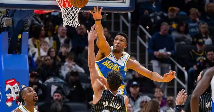 Banchero's basket in final seconds leads Magic to a 112-110 win over the Pacers