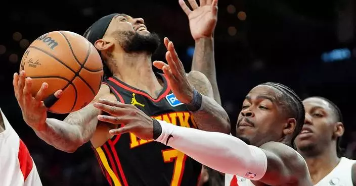 Murray-Boyles scores 17, Raptors beat Hawks 118-100 to complete 2-game sweep of Atlanta