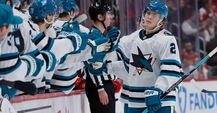 Will Smith scores as the Sharks spoil Matthew Tkachuk's return by beating the Panthers 4-1