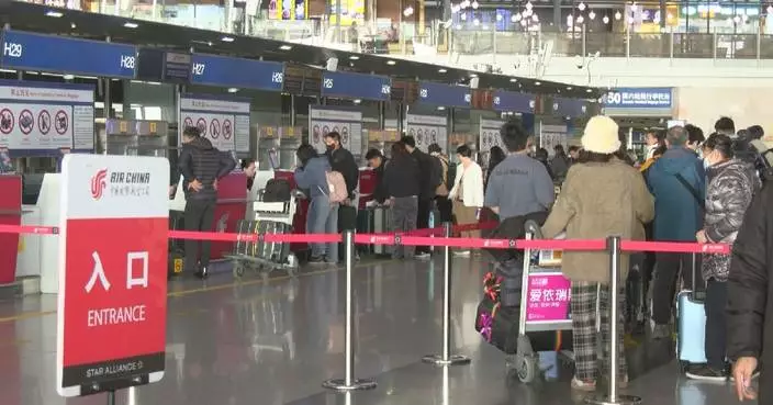 China sees travel surge on New Year's Day