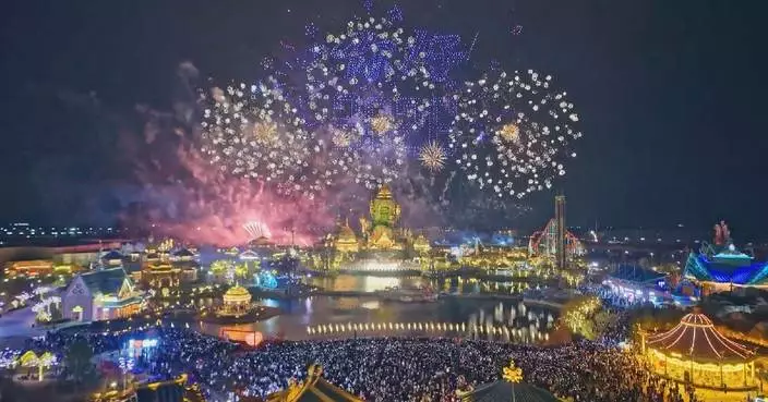 China welcomes 2026 with firework displays, drone shows