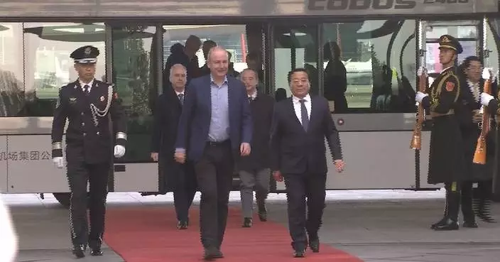 Taoiseach of Ireland arrives in Beijing for official visit