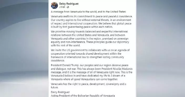 Venezuela’s acting president invites U.S. government to work toward cooperative agenda