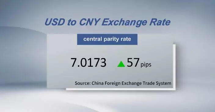 Chinese yuan strengthens to 7.0173 against USD Tuesday