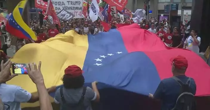 Crowds of protesters gather across Brazil to condemn US attacks on Venezuela