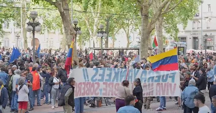 Protests erupt in Uruguay after U.S. strikes Venezuela