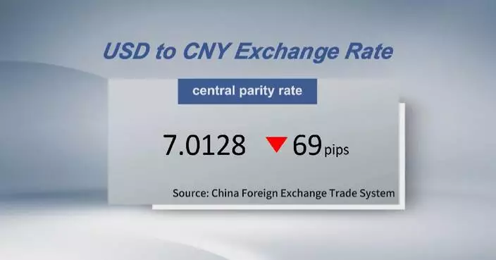 Chinese yuan strengthens to 7.0128 against USD Friday
