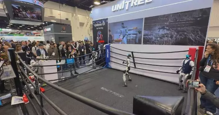 Chinese robot makers gain global attention at top tech show in Las Vegas
