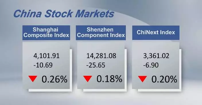 Chinese shares close lower Friday