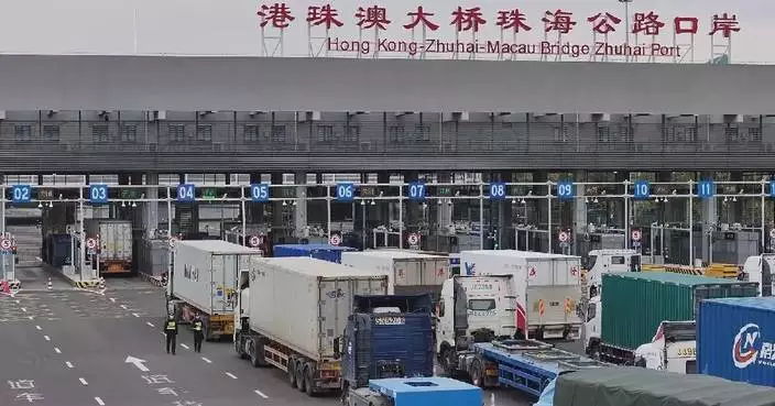 HKZM Bridge's Zhuhai Port sees imports and exports worth over 300 bln yuan in 2025