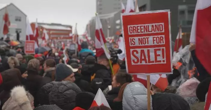 Greenlanders march across Nuuk against Trump’s threat of takeover