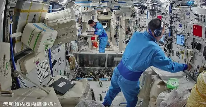 Shenzhou-21 crew continues with science experiments, life in orbit