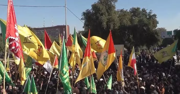 Protest erupts in Baghdad to condemn US intervention policies