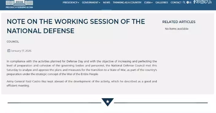 Cuba approves plans on transition to ‘state of war’ amid US tensions