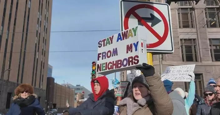 Locals rally in Minneapolis against violent law enforcement