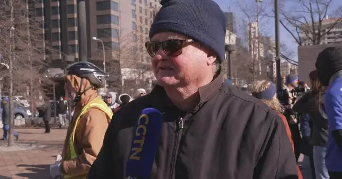 Protesters in Washington join “Free America” walkout against US policies