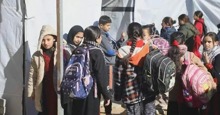Tent schools rise from rubble as Gaza’s children return to classrooms