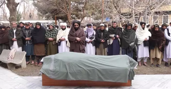 Funeral held for Chinese victim of Kabul restaurant blast