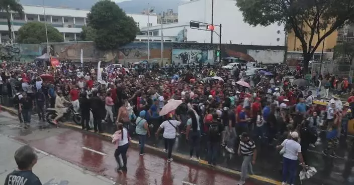 Venezuelans protest against US military operation