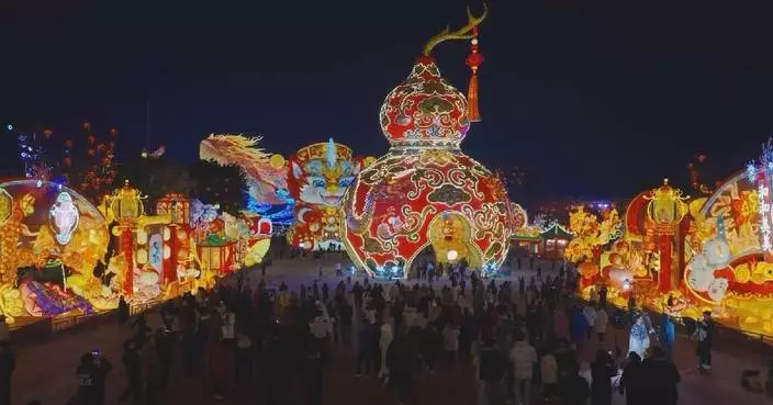 Iconic annual lantern show kicks off in southwest China's Sichuan