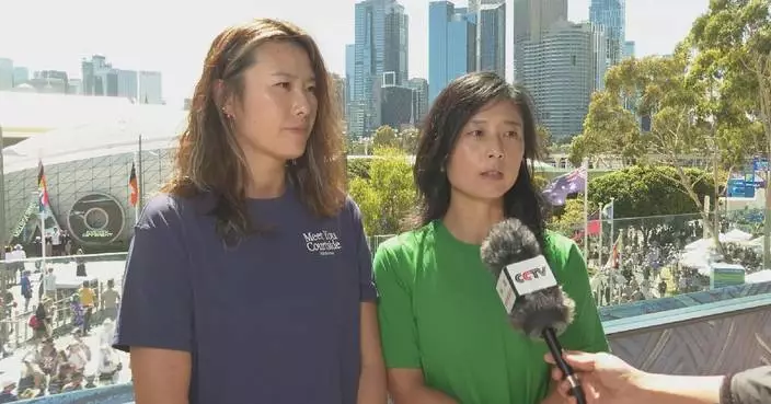 Chinese duo proud of performance despite narrow loss at Australian Open