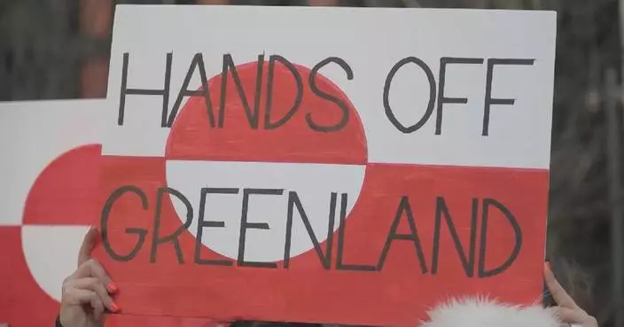 Protesters rally outside US Embassy in London, question Trump’s Greenland assurances