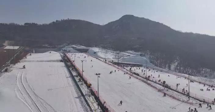 Largest outdoor ski resort in east China’s Anhui opens
