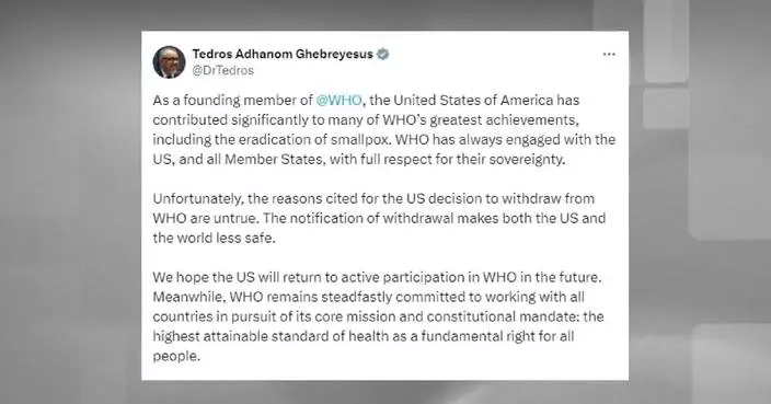 WHO chief says U.S. reasons for withdrawal ‘untrue’