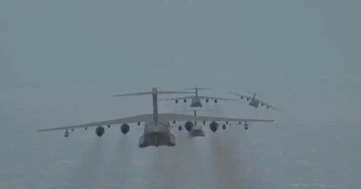 China’s Y-20 transport aircraft conducts multi-aircraft training in challenging conditions
