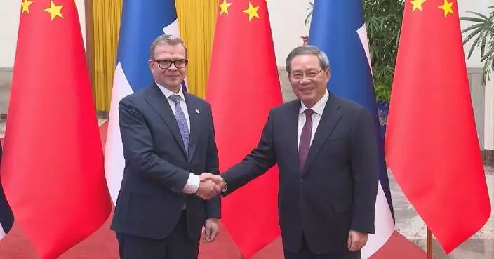 Chinese premier holds welcome ceremony for Finnish PM