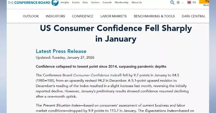 U.S. consumer confidence collapses to lowest level since 2014